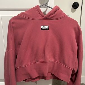 cropped adidas hoodie